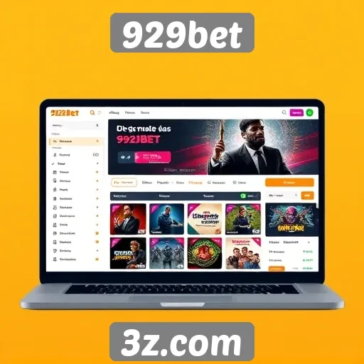 Experiência do usuário no site 929bet